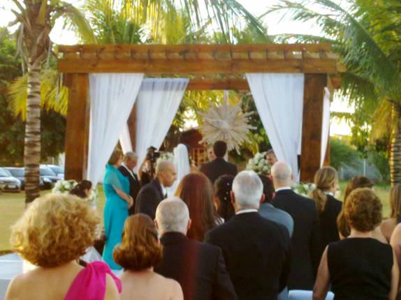 Início da cerimônia do casamento do Dugalo e Veridiana (Goiânia - GO)